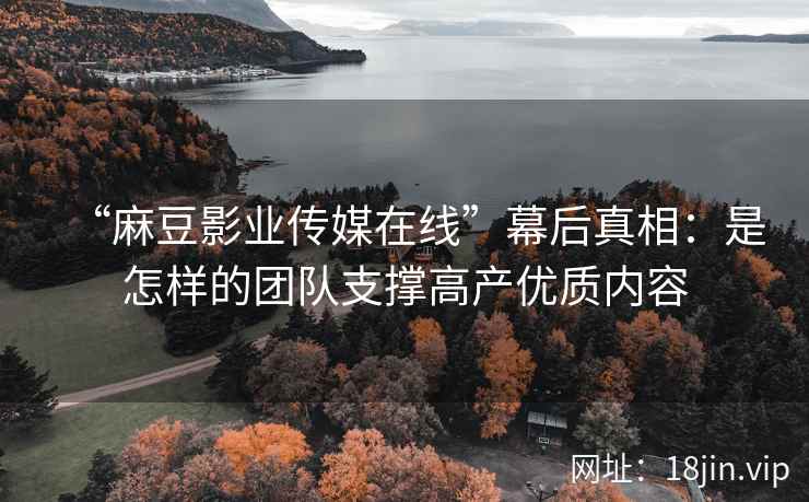 “麻豆影业传媒在线”幕后真相：是怎样的团队支撑高产优质内容