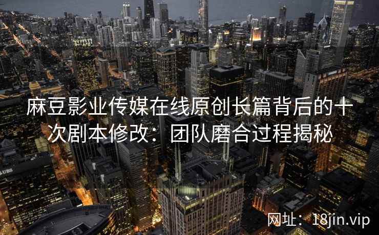 麻豆影业传媒在线原创长篇背后的十次剧本修改：团队磨合过程揭秘