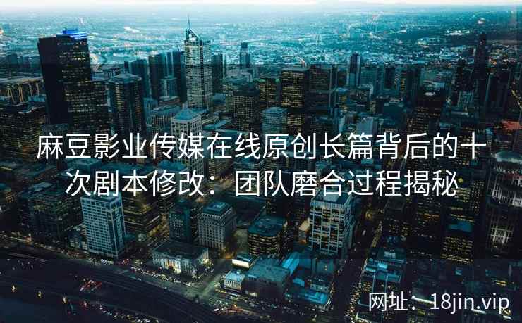 麻豆影业传媒在线原创长篇背后的十次剧本修改：团队磨合过程揭秘